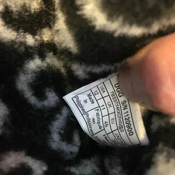 UGG 1118150 Men 12 Soft Fluff It Pop Slides Slip On Casual Slippers Black NEW - Picture 8 of 8